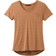 Prana Foundation Short Sleeve V-Neck - Camel Heather Stripe