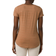 Prana Foundation Short Sleeve V-Neck - Camel Heather Stripe