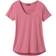 Prana Foundation Short Sleeve V-Neck - Cassis Heather