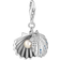 Thomas Sabo Charm Club Collectable Shell Charm Pendant - Silver/Pearl/Blue/Transparent