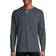 Hanes Beefy-T Henley Long-Sleeve T-shirt - Slate Heather