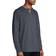 Hanes Beefy-T Henley Long-Sleeve T-shirt - Slate Heather