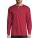 Hanes Beefy-T Henley Long-Sleeve T-shirt - Burnt Brick