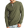 Hanes Beefy-T Henley Long-Sleeve T-shirt - Camouflage Green Heather