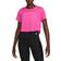 Nike Dri-FIT One Icon Clash Cropped Training Top Women - Active Pink