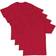 Hanes Essential-T Short Sleeve T-shirt 4-pack - Deep Red