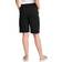 Hanes Women's French Terry Bermuda Pocket Short - Black