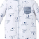 Little Me Puppy Toile Footed One-Piece & Hat - Medieval Blue/White (LBQ04528N)