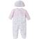 Little Me Baby Bunnies Footed One-Piece & Hat - Pink (LBQ04548N)