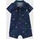 Carter's Newborn Chambray Polo Romper - Blue (V_1N070210)