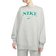 Nike Sportswear Essentials Oversized Fleece Sweatshirt Women's - Dark Grey Heather/Malachite