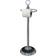 Nu Steel Freestanding Toilet Tissue Holder Chrome/Black Nu Steel