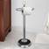 Nu Steel Freestanding Toilet Tissue Holder Chrome/Black Nu Steel