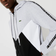 Lacoste Hooded Colorblock Lettered Fleece Zip Sweatshirt - Grey Chine/Black/White