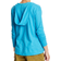 Hanes Women's Slub Jersey Hoodie - Process Blue