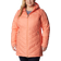 Columbia Women's Heavenly Long Hooded Jacket Plus - Coral Reef