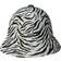Kangol Vit Bucket Hatt - Carnival Casual White Zebra Bucket