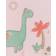 Carter's Dinosaur Snug Fit Pajama Set 4-Piece - Pink/Green (1M975610)