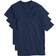 Hanes Kid's Beefy-T T-shirt 3-pack - Navy (O5380)