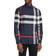 Burberry Check Stretch Cotton Poplin Shirt - Navy