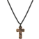 Montana Silversmiths Faded Glory Cross Necklace - Black/Bronze