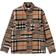 Burberry Patchwork Check Wool Overshirt - Archive Beige