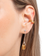 Thomas Sabo Crown Single Ear Cuff - Gold/Transparent