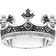 Thomas Sabo Crown Ring - Silver/Black