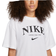 NIKE Sportswear Short-Sleeve Graphic Dress - White/Black