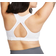 Nike Dri-FIT Swoosh High-Support Non-Padded Adjustable Sports Bra - White/Black