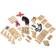 Melissa & Doug Wooden Railway Set