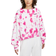 Nike Sportswear Oversized Fleece Tie-Dye Crew Sweatshirt - Pink