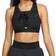 Nike Dri-FIT Swoosh Air Force 1 Medium-Support Laced Sports Bra - Black/Black