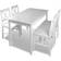 vidaXL Solid Wood Bordgruppe 65x108cm 5stk