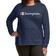 Champion Women's Athletics Script Logo Classic Long Sleeve Tee Plus Size - Athletic Navy