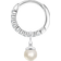 Thomas Sabo Charm Club Single Hoop with Pendant Earring - Silver/Pearl/Transparent