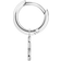 Thomas Sabo Charm Club Single Hoop with Infinity Pendant Earring - Silver/Transparent