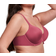 Maidenform One Fab Fit Everyday Modern Demi Underwire Bra - Maroon Dusk