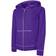 Hanes Girl's Slub Jersey Full-Zip Hoodie - Purple Crush