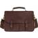 Barbour Leather Briefcase - Chocolate