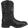 Ariat Sport Patriot Cowboy Boots - Black Deertan