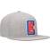 Mitchell & Ness LA Clippers Team Logo Snapback Hat - Heather Grey