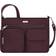 Travelon Anti-Theft Essentials Patch Pocket Crossbody - Dark Bordeaux