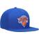 Mitchell & Ness New York Knicks Team Ground Snapback Hat - Blue