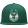 Mitchell & Ness Milwaukee Bucks Team Ground Snapback Hat - Hunter Green
