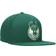 Mitchell & Ness Milwaukee Bucks Team Ground Snapback Hat - Hunter Green