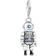 Thomas Sabo Charm Club Collectable Diver Charm Pendant - Silver/Black/Blue/Transparent