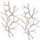 Uttermost Silver Branches Wall Decor 53.3x94cm 2pcs