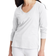 Hanes Women's Perfect-T Long Sleeve V-Neck T-Shirt - White