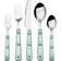 Mikasa Translucent Green Cutlery Set 20pcs